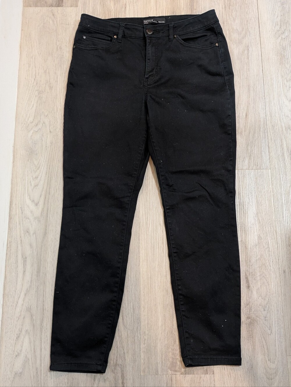 RW&CO Natalie Jegging – Women’s Size Large Black Mid‑Rise